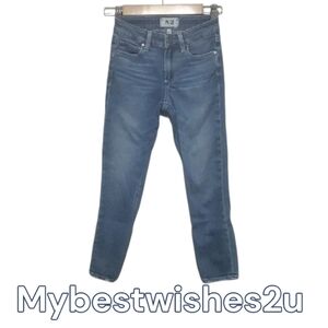 PAIGE JEANS Women's size 23 Size 00 Blue Jeans Skyline Skinny Crop